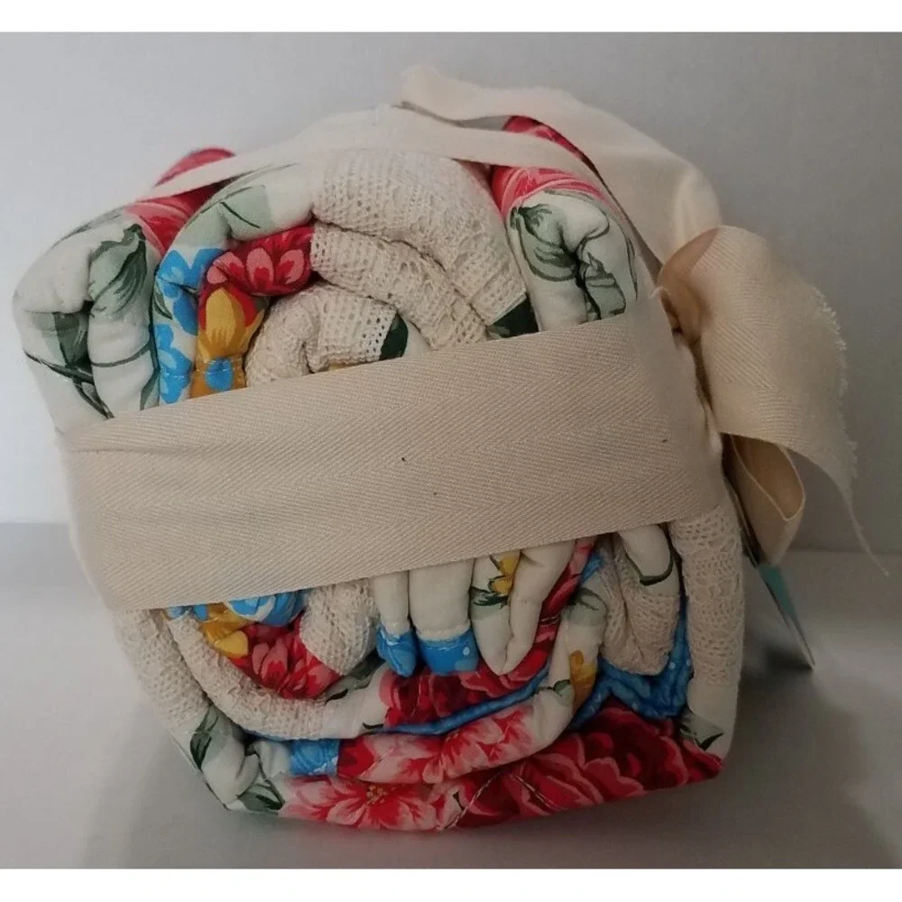 The Pioneer Woman Sweet Rose Quilted Sham‎ Set King Size 2pc NEW